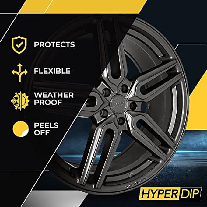 DipYourCar .COM HYPERDIP PAINT - CAN OF SPRAYABLE AUTOMOTIVE DIP COAT - REMOVABLE PEELABLE PAINT PROTECTION FOR CARS - ANTHRACITE GREY SATIN METALLIC COAT SPRAY - Image 2